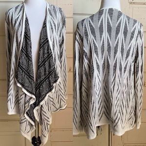 St. John Waterfall Cascade Open Cardigan